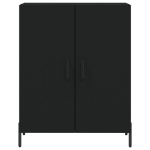 Credenza Nera 69,5x34x90 cm in Legno Multistrato