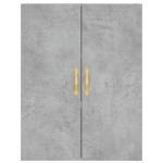 Mobili a Parete 2 pz Grigio Cemento 69,5x34x90 cm