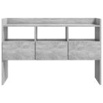 Credenza Grigio Cemento 105x30x70 cm in Legno Multistrato