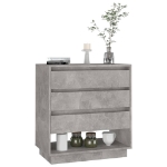 Credenza Grigio Cemento 70x41x75 cm in Truciolato
