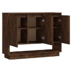 Credenza Rovere Fumo 97x31x75 cm in Truciolato