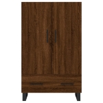Credenza Rovere Marrone 69,5x31x115 cm in Legno Multistrato