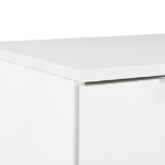 Credenza con Finitura Lucida Bianca 71x35x80 cm in Truciolato