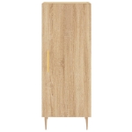 Credenza Rovere Sonoma 34,5x34x90 cm in Legno Multistrato
