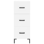 Credenza Bianca 34,5x34x90 cm in Legno Multistrato