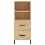 Credenza Rovere Sonoma 34,5x34x90 cm in Legno Multistrato