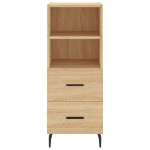 Credenza Rovere Sonoma 34,5x34x90 cm in Legno Multistrato