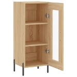 Credenza Rovere Sonoma 34,5x34x90 cm in Legno Multistrato