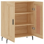 Credenza Rovere Sonoma 69,5x34x90 cm in Legno Multistrato