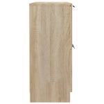 Credenza Rovere Sonoma 60x30x70 cm in Legno Multistrato