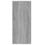 Credenza Grigio Sonoma 88x30x70 cm in Legno Ingegnerizzato