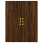 Mobili a Parete 2 pz Rovere Marrone 69,5x34x90 cm
