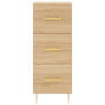 Credenza Rovere Sonoma 34,5x34x180 cm in Legno Multistrato