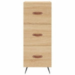 Credenza Rovere Sonoma 34,5x34x180 cm in Legno Multistrato