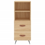 Credenza Rovere Sonoma 34,5x34x180 cm in Legno Multistrato