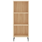 Credenza Rovere Sonoma 34,5x34x180 cm in Legno Multistrato
