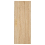 Credenza Rovere Sonoma 34,5x34x180 cm in Legno Multistrato