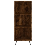 Credenza Rovere Fumo 34,5x34x180 cm in Legno Multistrato