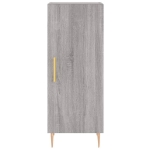 Credenza Grigio Sonoma 34,5x34x180 cm in Legno Multistrato