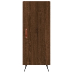 Credenza Rovere Marrone 34,5x34x180 cm in Legno Multistrato