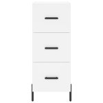 Credenza Bianca 34,5x34x180 cm in Legno Multistrato