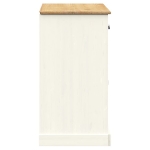 Credenza Cassetti VIGO 113x40x75 cm Legno Massello Pino Bianco