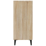 Credenza Rovere Sonoma 90x34x80 cm in Legno Multistrato