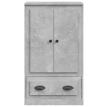 Credenza Grigio Cemento 60x35,5x103,5 cm in Legno Multistrato