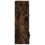 Credenza Rovere Fumo 36x35,5x103,5 cm in Legno Multistrato