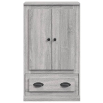 Credenza Grigio Sonoma 60x35,5x103,5 cm in Legno Multistrato