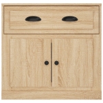 Credenza Rovere Sonoma 70x35,5x67,5 cm in Legno Multistrato