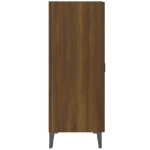 Credenza Rovere Marrone 69,5x34x90 cm in Legno Multistrato