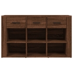 Credenza Rovere Marrone 100x30x59,5 cm in Legno Multistrato