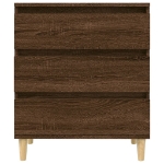 Credenza Rovere Marrone 60x35x70 cm in Legno Multistrato