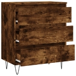 Credenza Rovere Fumo 60x35x70 cm in Legno Multistrato