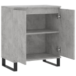 Credenza Grigio Cemento 60x35x70 cm in Legno Multistrato