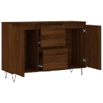 Credenza Rovere Marrone 104x35x70 cm in Legno Multistrato