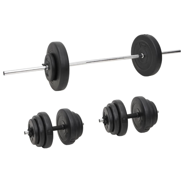 Set Bilanciere e Manubri con Dischi 60 kg