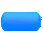 Rotolo da Ginnastica Gonfiabile con Pompa 120x90 cm in PVC Blu
