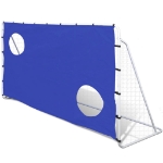 Porta da Calcio e Telone con Buchi per Allenamento 240x92x150 cm