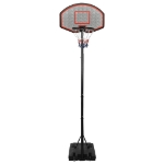 Supporto per Pallacanestro Nero 282-352 cm Polietilene