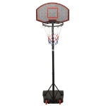 Supporto per Pallacanestro Nero 216-250 cm Polietilene
