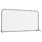 Rete Rimbalzante da Calcio Nera 366x90x183 cm HDPE