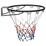 Canestro da Basket Nero 45 cm Acciaio