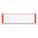 Rete da Tennis Nera e Rossa 300x100x87 cm in Poliestere