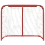 Porta da Hockey Rossa e Bianca 183x71x122 cm in Poliestere