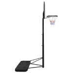 Supporto per Pallacanestro Nero 258-363 cm Polietilene