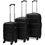 Set Trolley Rigidi 3 pz Nero