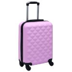 Trolley a Custodia Rigida Rosa ABS