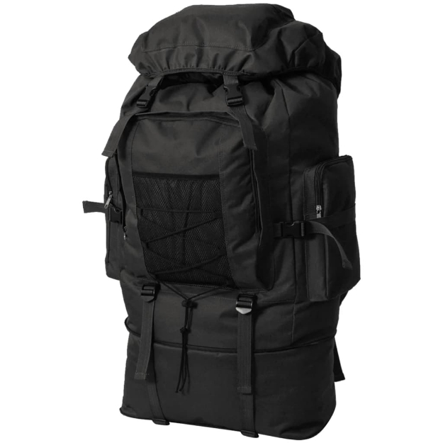 Zaino Stile Militare XXL 100 L Nero